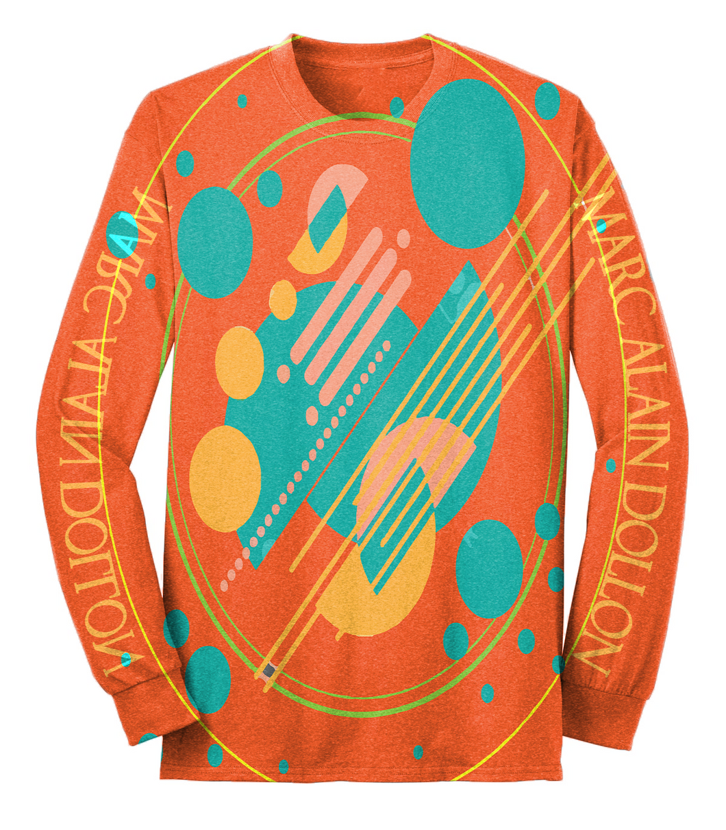 Mens Longsleeve Sweatshirt Marc Alain Dollon Shapes concept