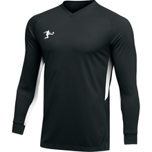 Load image into Gallery viewer, Black Sport fit Crown Compression top longsleeve
